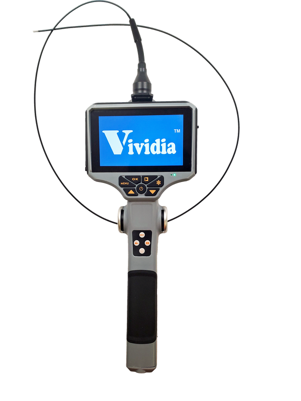 Vividia professional portable V8-45PD-20 pan underwater well and chimney  dual-camera inspection camera 8 inch portable LCD monitor for max. 20m  undeterwater applications